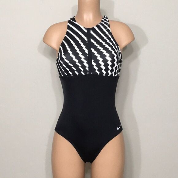 NIKE high neck swimsuit. NWOT - Picture 2 of 8